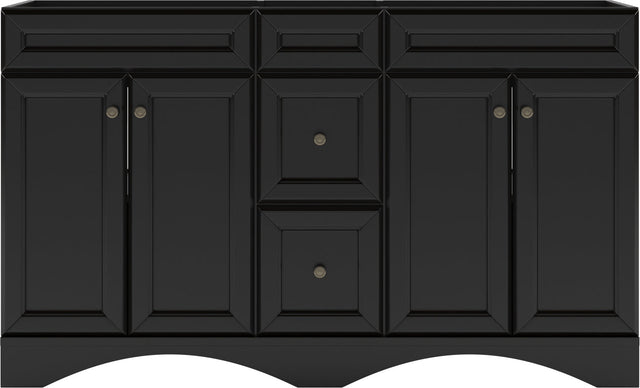Virtu USA Talisa 60" Double Cabinet in White - Luxe Bathroom Vanities