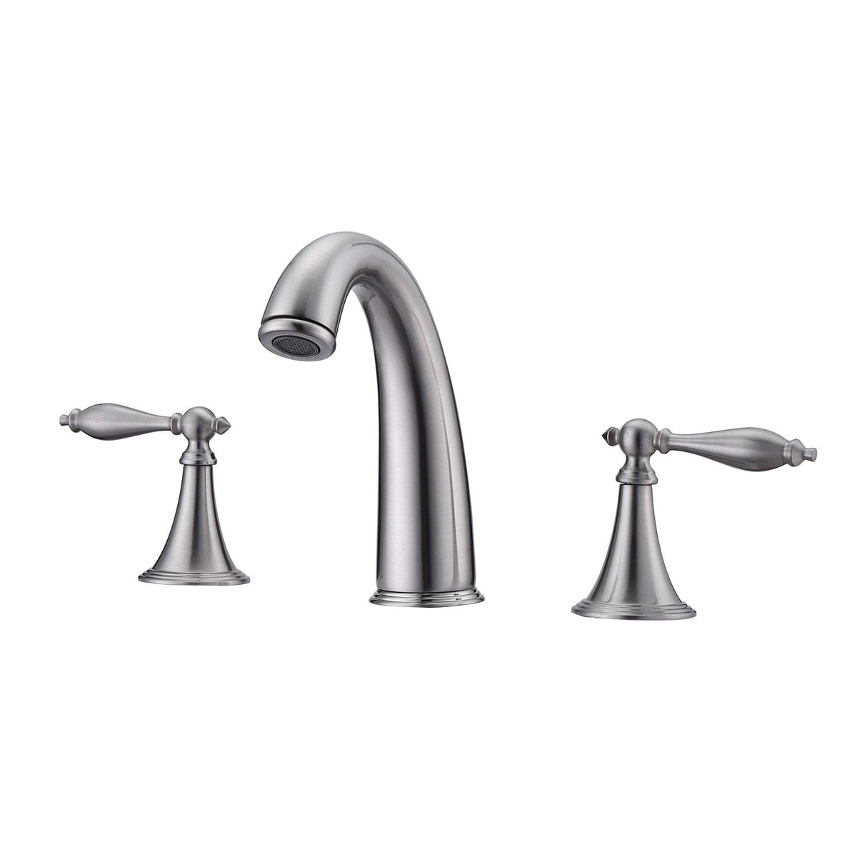 Virtu USA Winterfell 60" Double Bath Vanity with White Marble Top and Square Sinks with Brushed Nickel Faucets