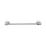Top Knobs ED10A Edwardian Bath 30" Single Towel Bar  - Beaded Backplate - Brushed Satin Nickel