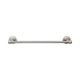 Top Knobs ED10F Edwardian Bath 30" Single Towel Bar  - Rope Backplate - Brushed Satin Nickel