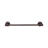 Top Knobs ED10D Edwardian Bath 30" Single Towel Bar  - Plain Backplate - Oil Rubbed Bronze