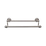 Top Knobs ED11E Edwardian Bath 30" Double Towel Bar  - Ribbon Backplate