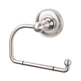 Top Knobs ED4A Edwardian Bath Tissue Hook  - Beaded Backplate - Brushed Satin Nickel
