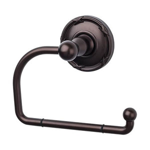 Top Knobs ED4E Edwardian Bath Tissue Hook  - Ribbon Backplate - Oil Rubbed Bronze