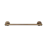 Top Knobs ED8F Edwardian Bath 24" Single Towel Bar  - Rope Backplate - German Bronze