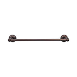 Top Knobs ED8A Edwardian Bath 24" Single Towel Bar  - Beaded Backplate - Oil Rubbed Bronze