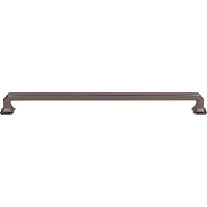 Top Knobs TK291 Emerald Pull 12" - Ash Gray