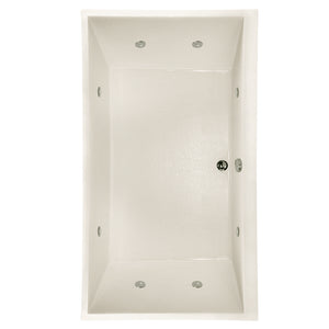 Hydro Systems EIL7438ACO-BIS EILEEN 7438 AC W/COMBO SYSTEM-BISCUIT