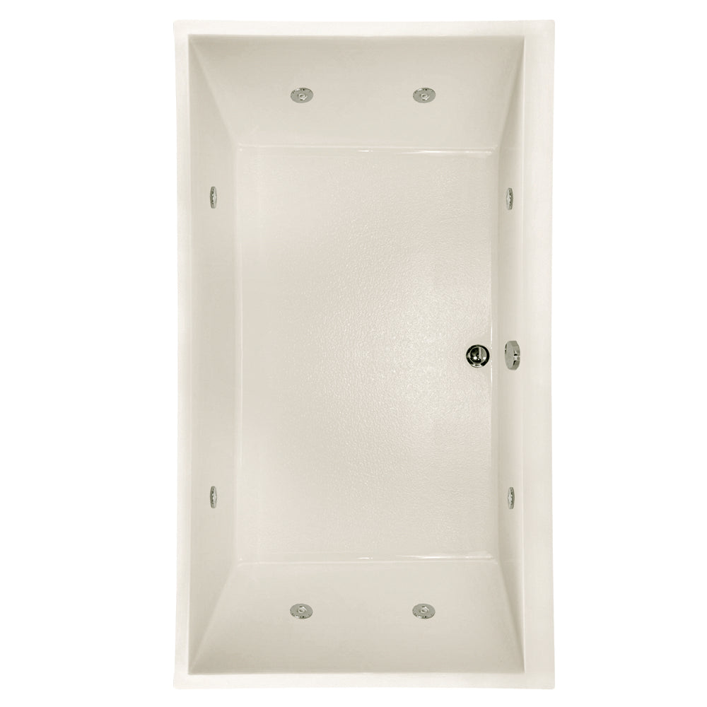 Hydro Systems EIL7438ACO-BON EILEEN 7438 AC W/COMBO SYSTEM-BONE