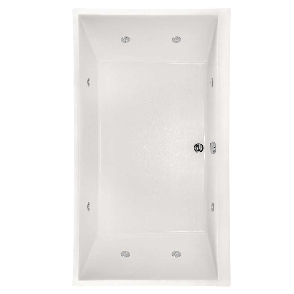 Hydro Systems EIL7438ACO-WHI EILEEN 7438 AC W/COMBO SYSTEM-WHITE