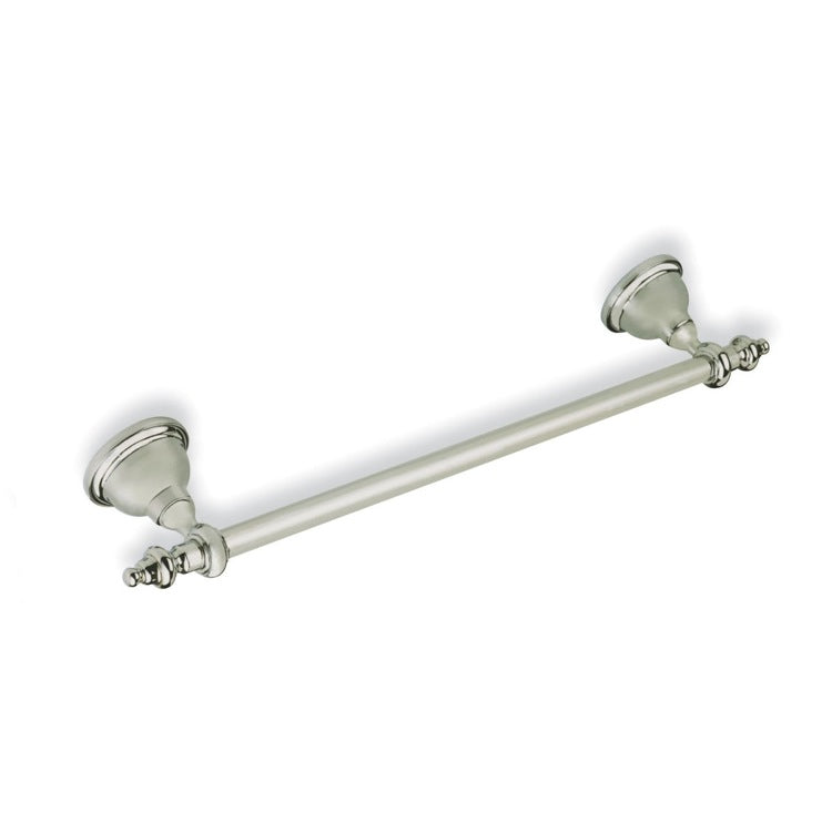 Towel Bar, Satin Nickel, 20 Inch, Classic Style