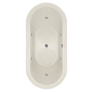 Hydro Systems ELL7236ACO-BIS ELLE 7236 AC W/COMBO SYSTEM-BISCUIT