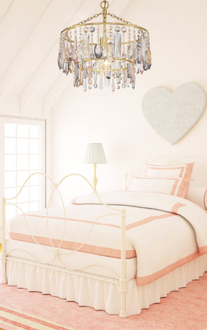 Elsa 1 Light Antique Gold Pendant ELS-7100-GA