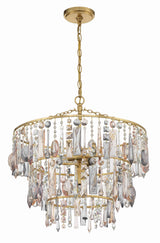 Elsa 3 Light Antique Gold Chandelier ELS-7103-GA