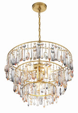 Elsa 3 Light Antique Gold Chandelier ELS-7103-GA