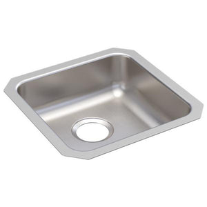 Elkay ELUHAD141455 Lustertone Classic Stainless Steel 16-1/2" x 16-1/2" x 5-3/8", Single Bowl Undermount ADA Sink