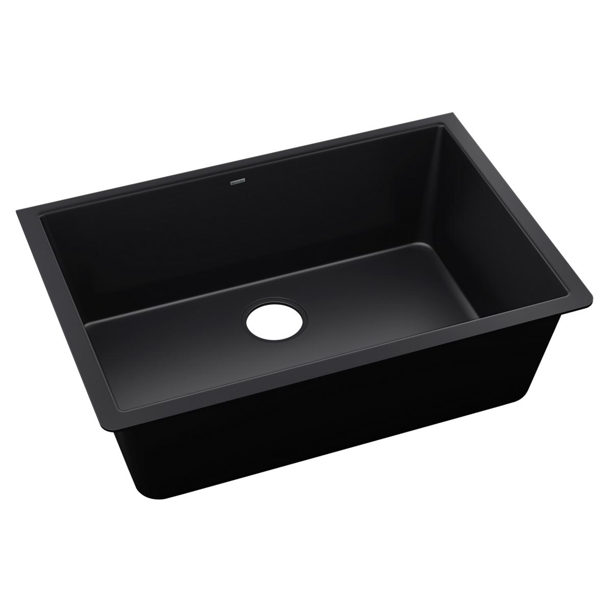 Elkay Quartz Luxe 33" Undermount Single Basin Quartz Composite Kitchen Sink