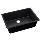 Elkay Quartz Luxe 33" Undermount Single Basin Quartz Composite Kitchen Sink