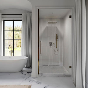 ZLINE Emerald Bay Bath Tub Filler with Hand Shower in Polished Gold (EMBY-BTF-PG)
