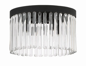 Emory 4 Light Black Forged Flush Mount EMO-5400-BF