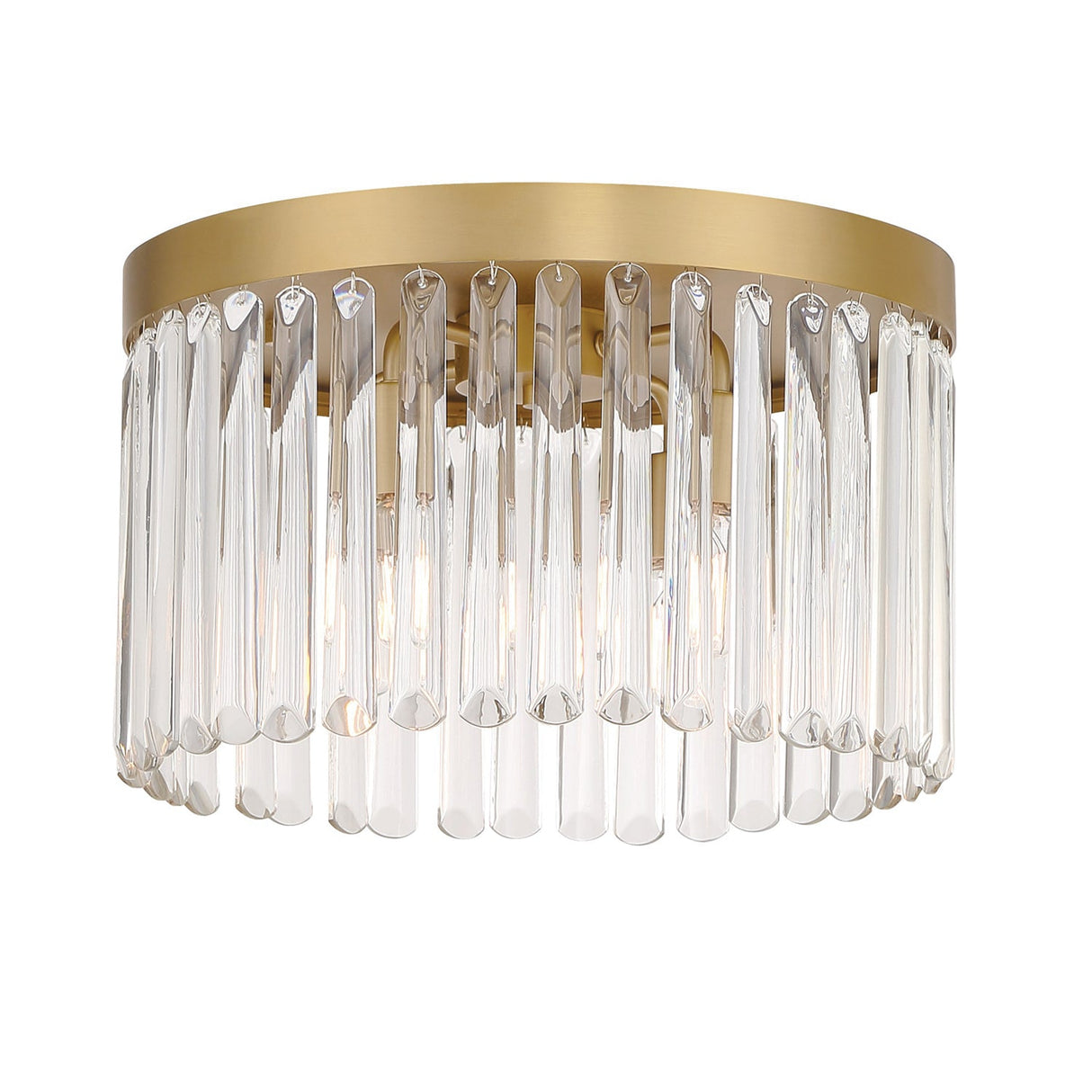 Emory 4 Light Black Forged Flush Mount EMO-5400-BF