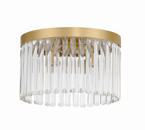 Emory 4 Light Black Forged Flush Mount EMO-5400-BF