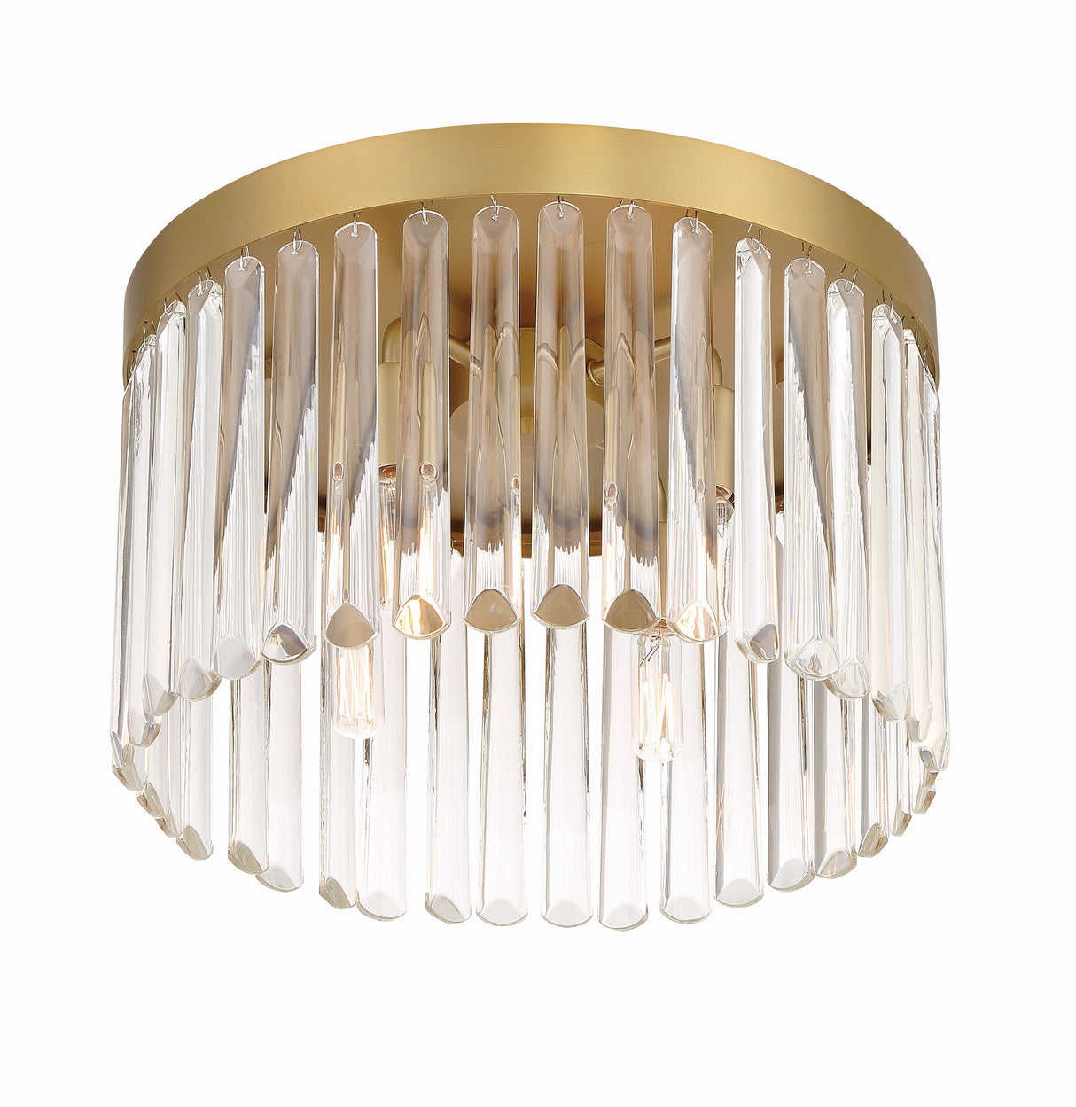 Emory 4 Light Modern Gold Flush Mount EMO-5400-MG