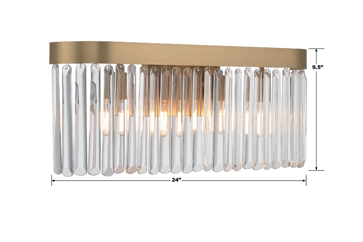 Emory 4 Light Modern Gold Bathroom Vanity EMO-5403-MG