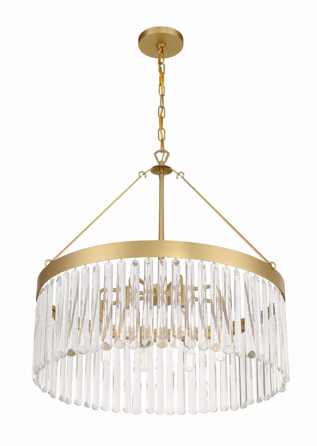 Emory 8 Light Modern Gold Chandelier EMO-5406-MG