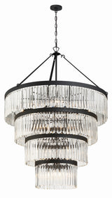 Emory 22 Light Black Forged Chandelier EMO-5409-BF