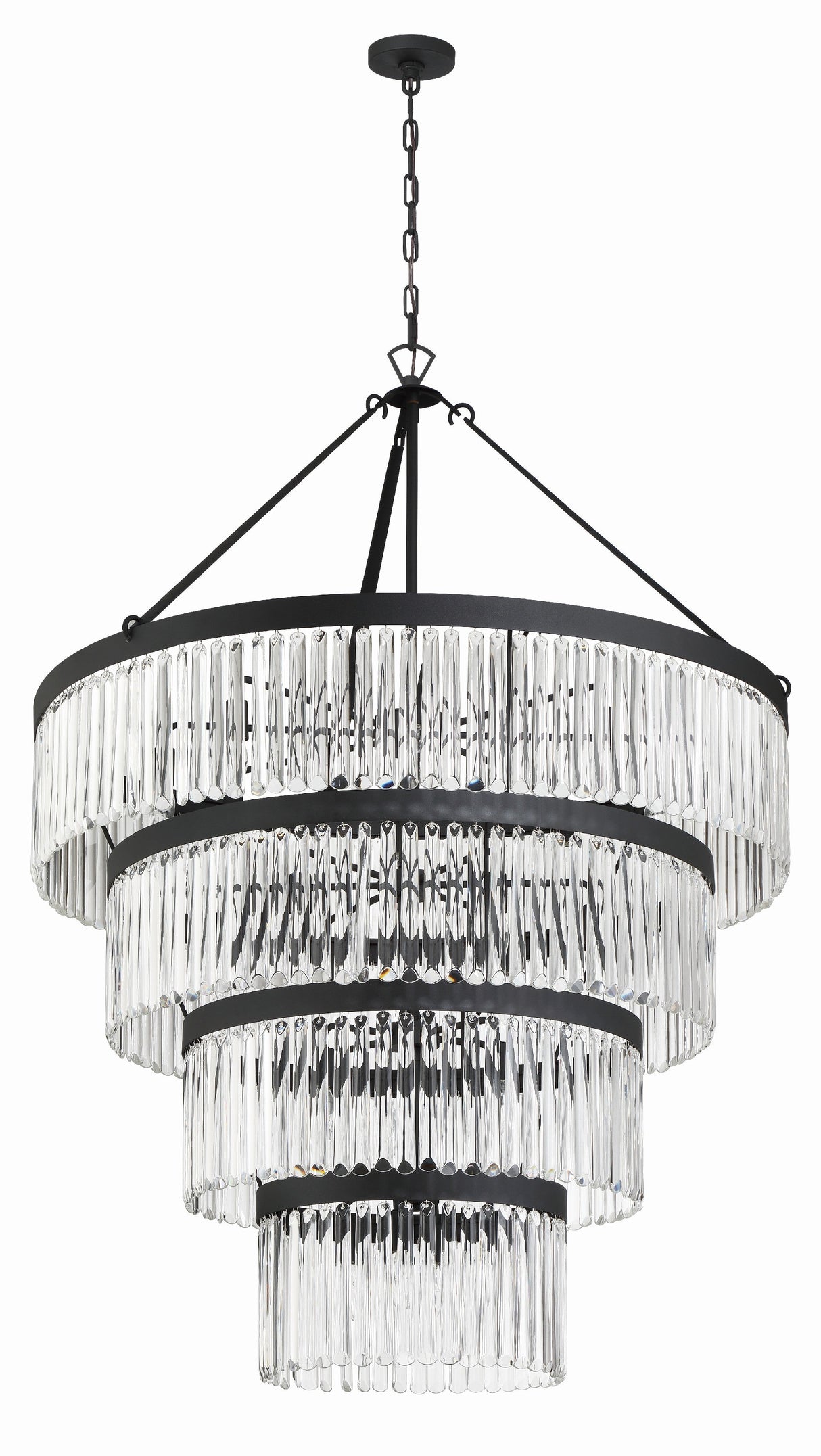 Emory 22 Light Black Forged Chandelier EMO-5409-BF