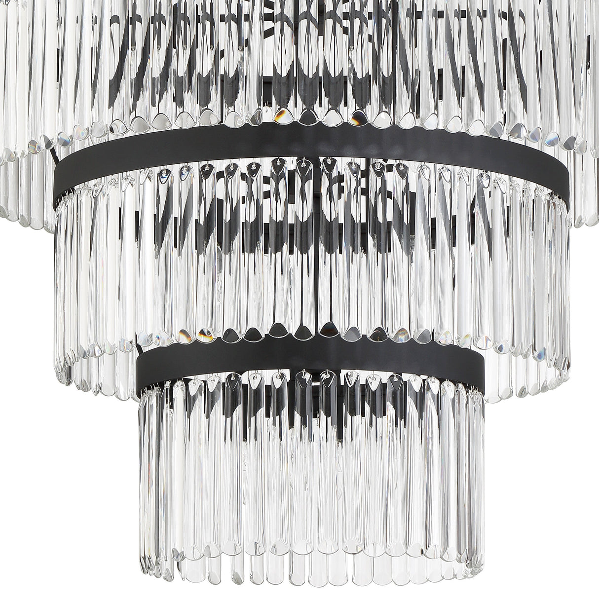 Emory 22 Light Black Forged Chandelier EMO-5409-BF