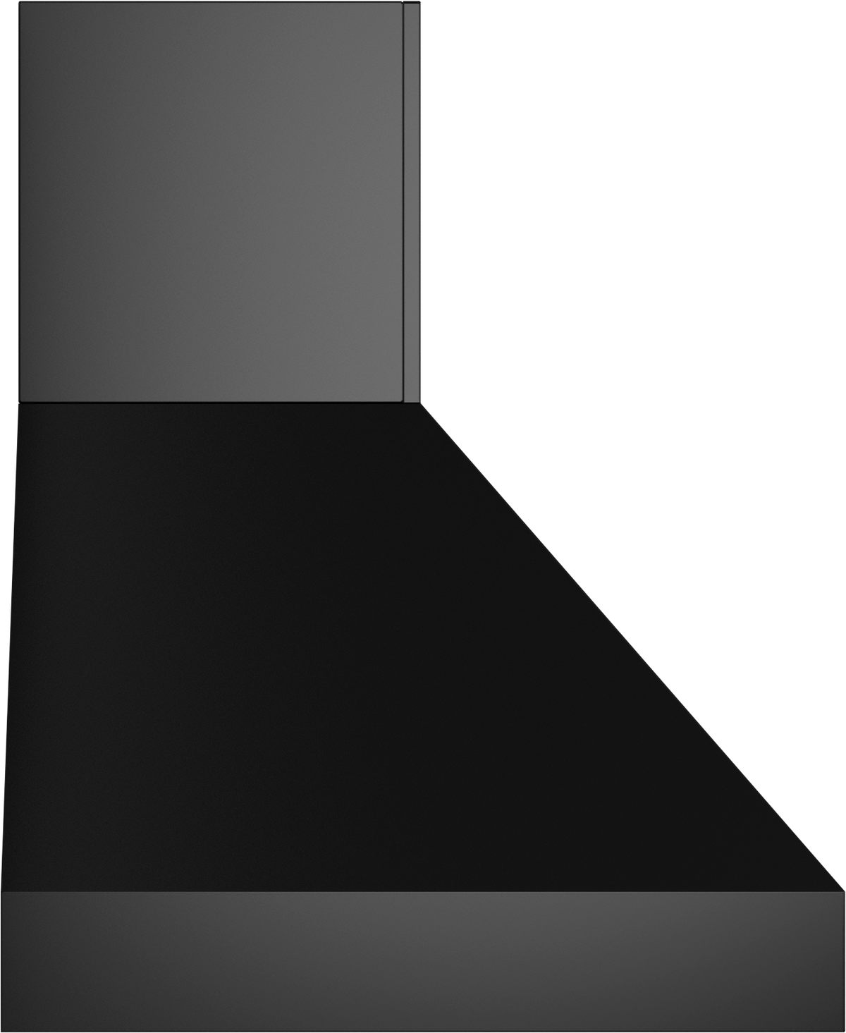 Vent-A-Hood EPH18-248 GS 48" 600 CFM Euro Pro Wall Mount Range Hood, Magic Lung Blower, Gunsmoke