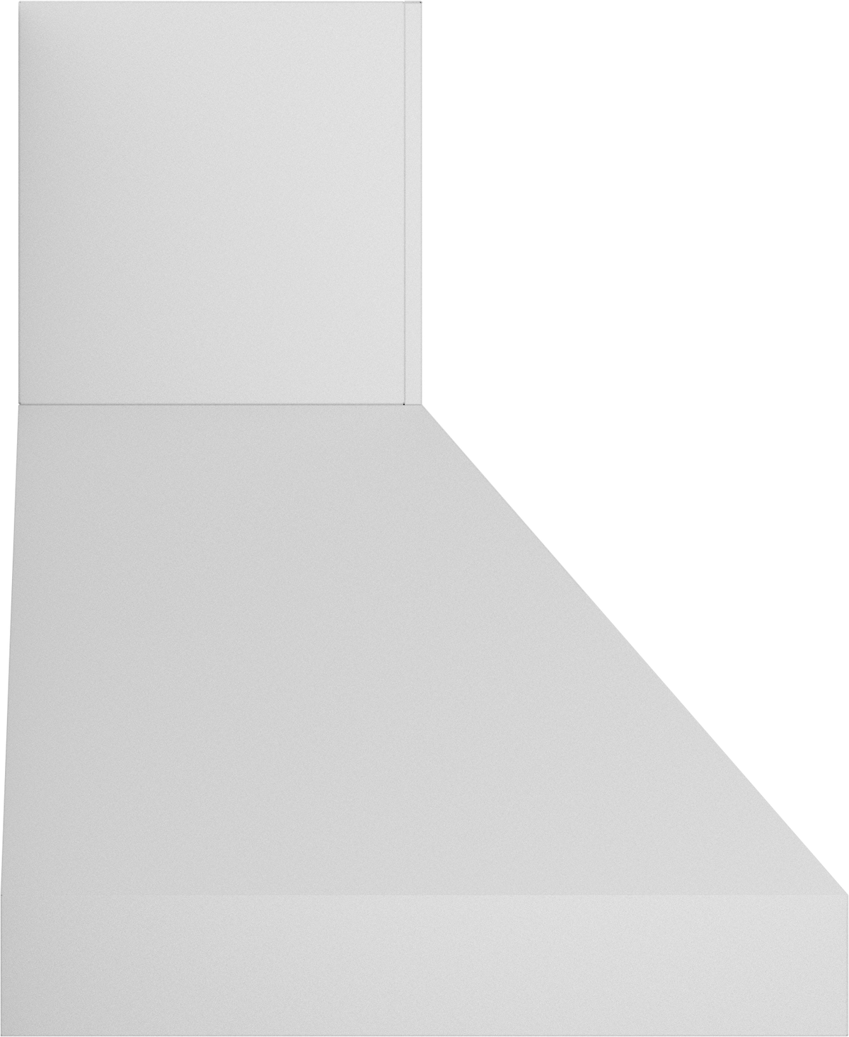 Vent-A-Hood EPH18-248 WH 48" 600 CFM Euro Pro Wall Mount Range Hood, Magic Lung Blower, White