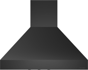Vent-A-Hood EPIH18-242 BL 42" 550 CFM Euro Pro Island Range Hood with Magic Lung Blower, Black Satin