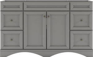 Virtu USA Talisa 60" Single Cabinet in White - Luxe Bathroom Vanities