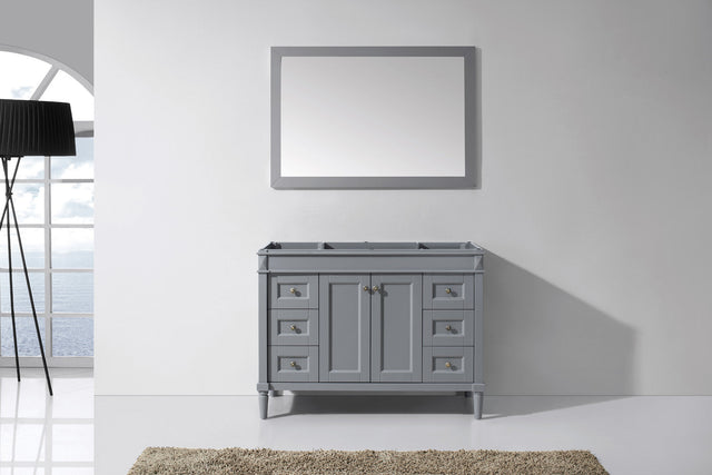 Virtu USA Tiffany 48" Single Cabinet in White