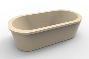 Hydro Systems EST7236ATO-BON ESTEE, FREESTANDING TUB ONLY 72X36 - -BONE