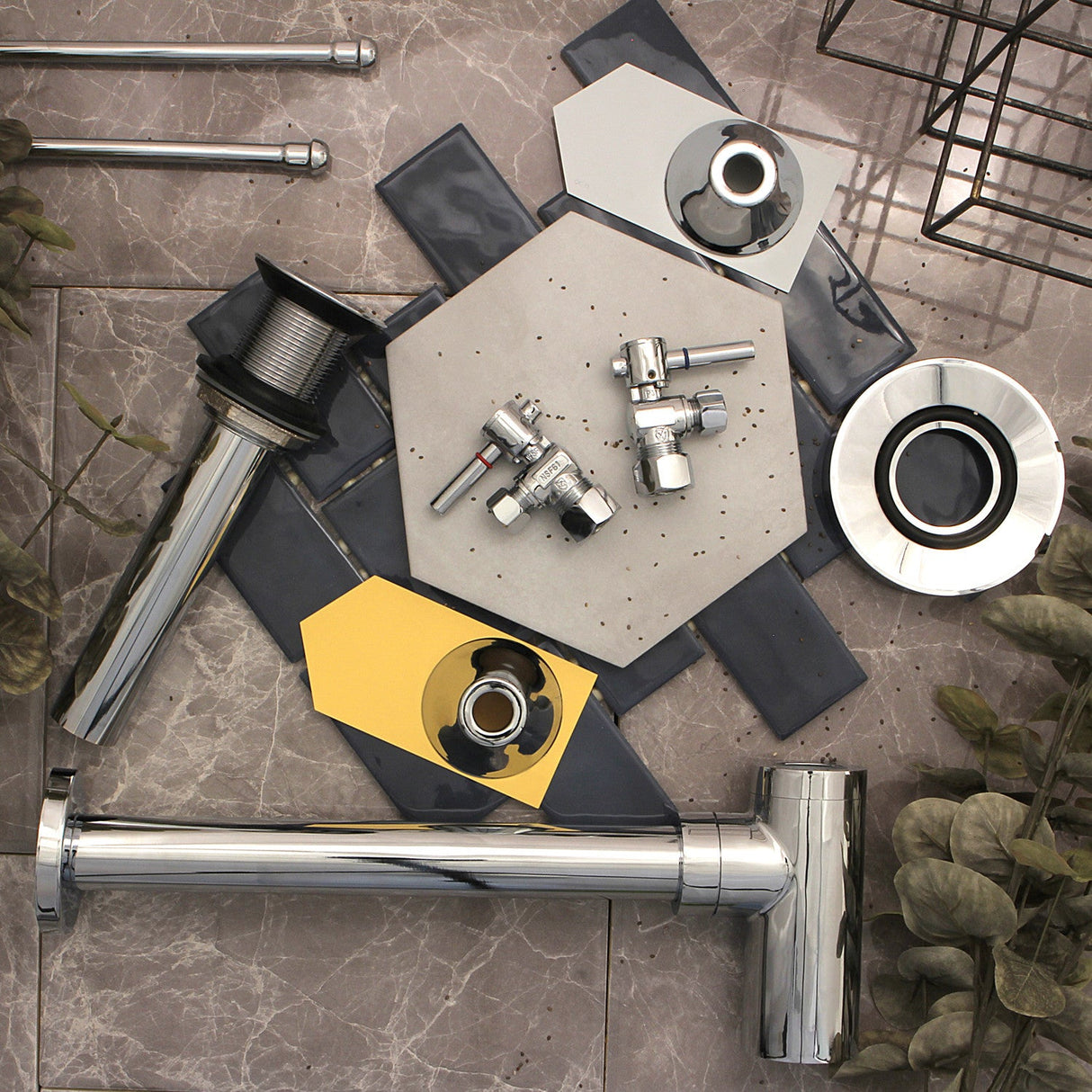 Fauceture EV8021 Vessel Sink Mounting Ring, Polished Chrome