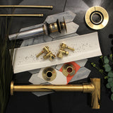 Fauceture EV8022 Vessel Sink Mounting Ring, Polished Brass