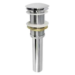 Coronet EV8311 Brass Push Pop-Up Bathroom Sink Drain, Polished Chrome