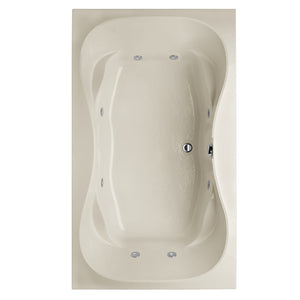 Hydro Systems EVA7242AWP-BIS EVANSPORT 7242 AC W/WHIRLPOOL SYSTEM-BISCUIT