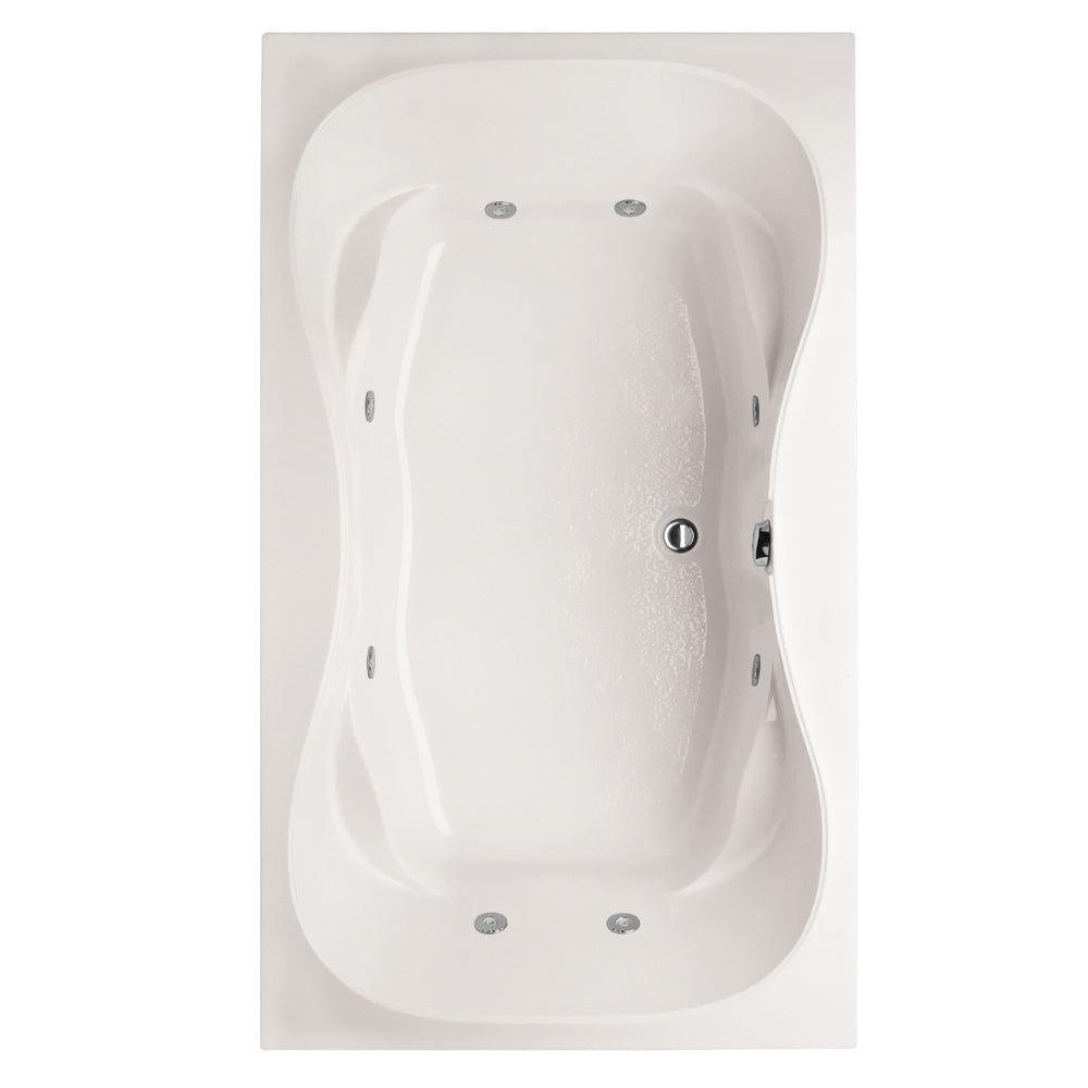 Hydro Systems EVA7242AWP-WHI EVANSPORT 7242 AC W/WHIRLPOOL SYSTEM-WHITE