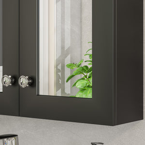 Eviva Tux 24 Inch Espresso Wall Mount Medicine Cabinet