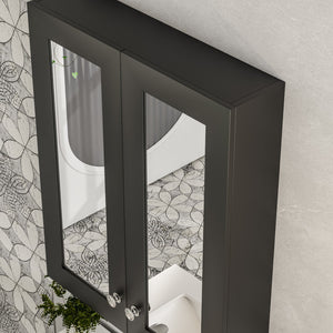 Eviva Tux 24 Inch Espresso Wall Mount Medicine Cabinet