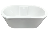 Hydro Systems EVE6632ATO-BIS EVELINE 6632 AC TUB ONLY - BISCUIT