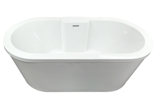 Hydro Systems EVE6632ATO-WHI EVELINE 6632 AC TUB ONLY - WHITE