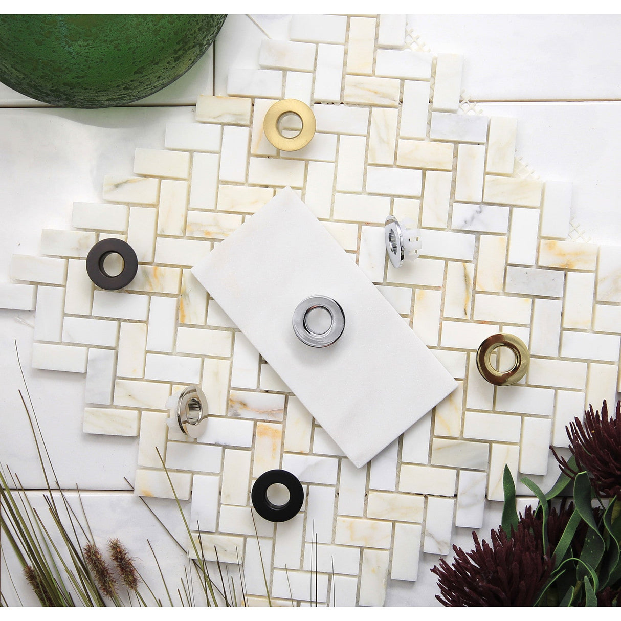 Made To Match EVF1111 Sink Overflow Hole Cover Ring, Polished Chrome