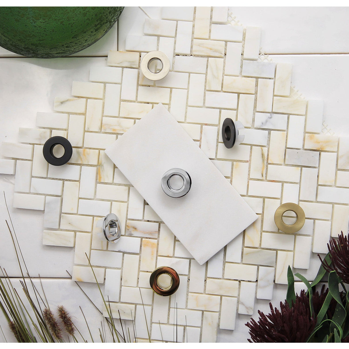 Made To Match EVF1116 Sink Overflow Hole Cover Ring, Polished Nickel