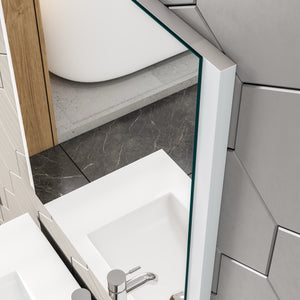 Eviva Lueza 24" x 31" Rectangular Frameless Mirror